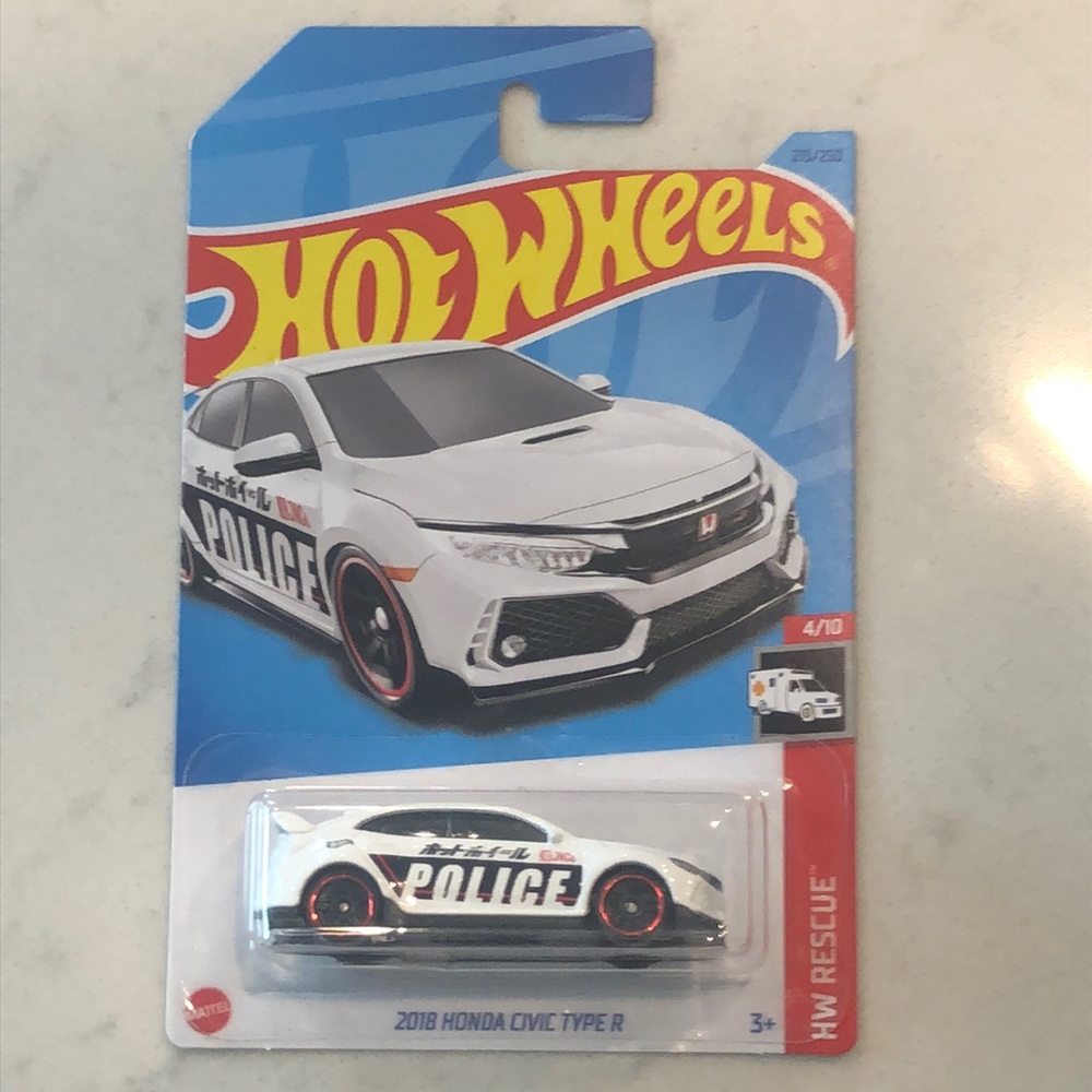 2018 Honda Civic Type R Police Car Toy